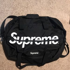 Supreme Duffle bag SS17 Black
